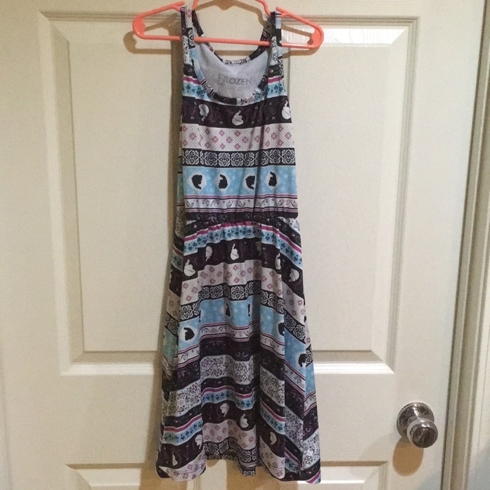 frozen silhouette dress